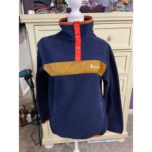 Cotopaxi Tecca Fleece Pullover Jacket in Campfire Snap Neck Women's Size S